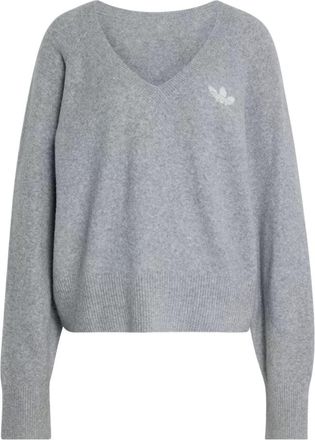 adidas (WMNS) adidas Essentials Knit Sweatshirt Asia Sizing Medium Grey Heather IA4446