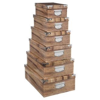 5five Simply Smart 5five Simply Smart - 6 Cajas Esquineras Mtl Wild Life - 5five