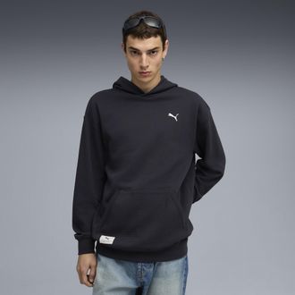 Puma Felpa con cappuccio PUMA Class dal taglio morbido da uomo, Abbigliamento, Blu, XXL