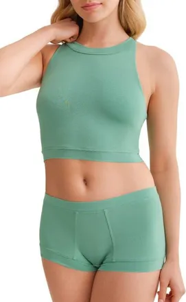 Fleur't Crop Top in Agave Green at Nordstrom, Size X-Large
