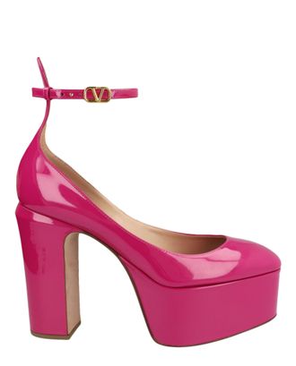 Valentino Tan-Go Platform Heels