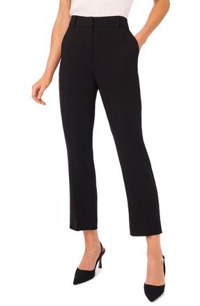 Ted Baker Lee Slim Crop Pants in Rich Black at Nordstrom, Size 12