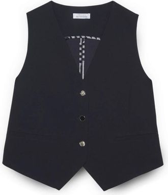 Fiorella Rubino Dames, Jassen, Blauw, Maat: L Poliester