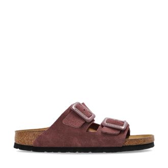 Birkenstock Arizona Cushion Buckle Suede - Dames - Sandalen - Roze - 39 EU - Leer - Schoenen