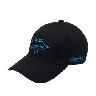 Dolly Noire Blur 10 Dad Hat - unisex - Petten - Zwart - ONE Size - Katoen - Accessoires