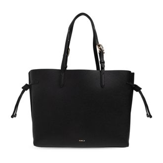 Furla Tote Bags, female, Black, Size: ONE SIZE Ava Large Shopper Bag