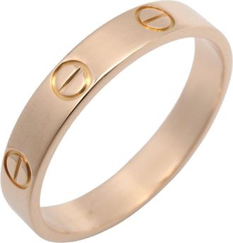 Cartier Gold Pink Gold (18K) Band Ring (Pre-Owned)