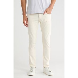 AG - Adriano Goldschmied Tellis Stretch Sateen Modern Slim Pants in Ivory Dust at Nordstrom Rack, Size 28 X 34
