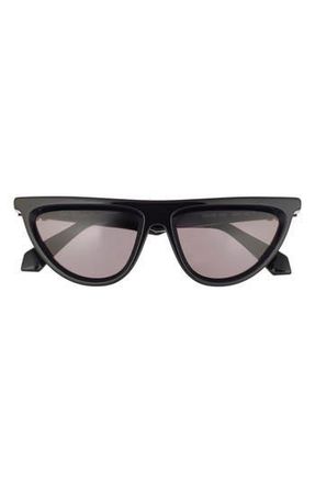 Off-white Jasper 53mm Cat Eye Sunglasses in Black Dark Grey at Nordstrom Rack