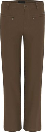 C.Ro Rechte Broek - Dames - Straight fit broeken - Bruin - XL - Broeken
