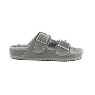 Colors Of California Ciabatta Pelo - Dames - Sandalen - Grijs - 36 EU - Polyester - Schoenen