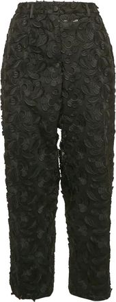 Dolce & Gabbana Pantaloni con applicazione - Nero