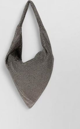 Benedetta Bruzziches metal knit clutch bag