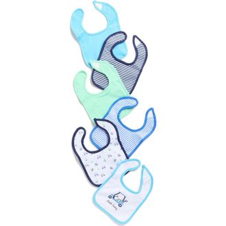 Little Me 6-Pack Assorted Little Candy Bibs in Blue Multi at Nordstrom Rack, Size 0-12 M
