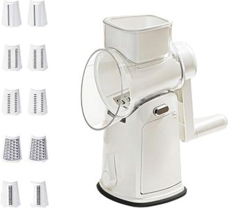 OEM Cortador De Verduras Ergon&oacute;mico De Acero Inoxidable Con Manivela, Ideal Para Cocinar, Acelera El Proceso