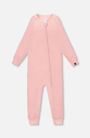 Deux par Deux One-Piece Thermal Underwear in Dusty Pink at Nordstrom, Size 18M