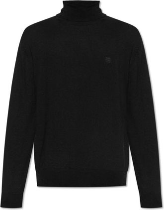 Etro Turtleneck Trui - Heren - Coltruien - Zwart - L - Wol - Truien & Vesten