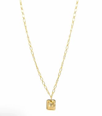 Paradigm Design Womens Gemma Necklace In Gold Filled