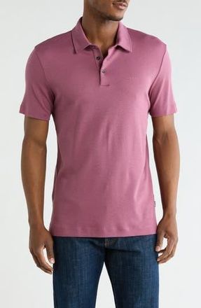 BOSS Palosh Short Sleeve Polo in Purple at Nordstrom Rack, Size Xx-Large