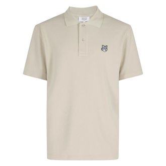 Maison Kitsun&eacute; Polo Shirts, male, Green, Size: M Polo Shirts