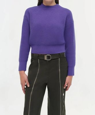 SIMKHAI Linda Sweater In Ultraviolet