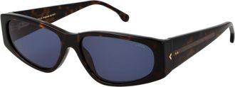Lozza Brown Cellulose Acetate Mens Sunglasses