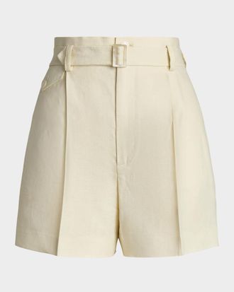 Ralph Lauren Collection Denise Linen Shorts