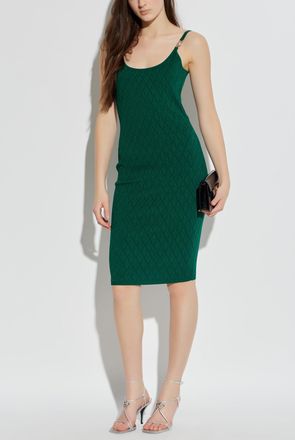 Versace Strappy Dress, Womens, Green
