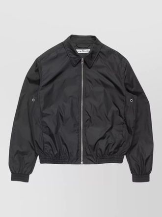 Acne Studios short jacket structured collar elasticated hem
