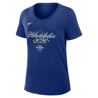 Nike 2026 All-Star Game Slub Nike Womens Dri-FIT MLB T-Shirt in Blue | 03484EWASG-ZL7