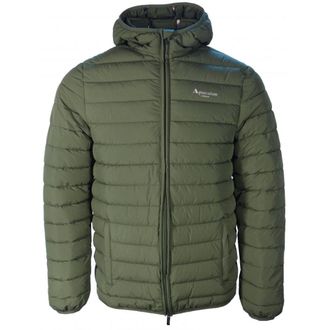 Aquascutum Mens Active 100GR Hooded Green Jacket - Size X-Large