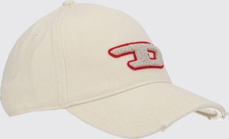 Diesel Cappello in cotone con patch logo
