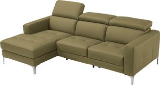 Egoitaliano Ecksofa »Matt, erstklassiger Sitzkomfort, aufwendige Detailverarbeitung, L-Form« mit verstellbaren Kopfteilen zum Relaxen