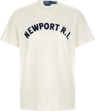 Polo Ralph Lauren Tops, Heren, Beige, S, Katoen, T-shirts