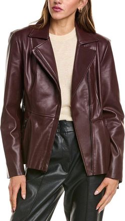 Via Spiga Peplum Moto Jacket