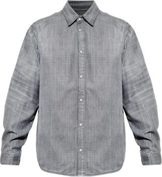 Diesel D-Simply-S11 overhemd met knopen - Grijs