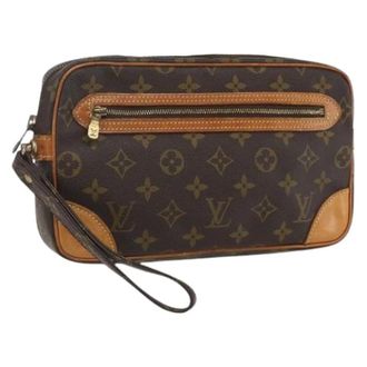Louis Vuitton Pre-owned Clutches, female, Brown, Size: ONE SIZE Pre-owned Clutch