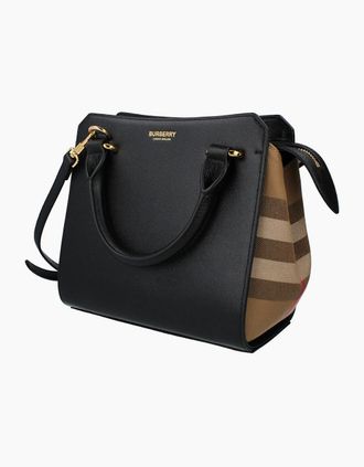 Burberry Womens Burberry Banwell MX Handbag Black