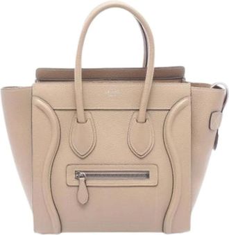 Celine Pre-owned Handbags, female, Beige, Size: ONE SIZE Pre-owned Vintage Tote Bag