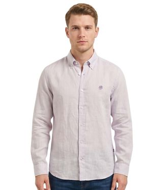 HUGO BOSS Light Purple Logo Shirts