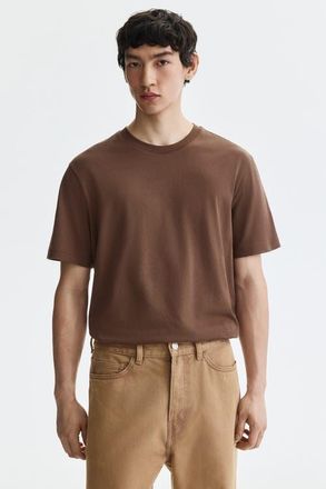 H&M 5-pack regular fit t-shirts in Brown at Nordstrom, Size Xx-Large