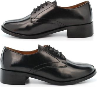 Generic Girls Cadet Shoes Girls School Shoes Leather Shoes Leather Cadet Shoes Ladies Shoes Heel School Shoes Womens Shoes Ladies Shoes High Shine Black Upper