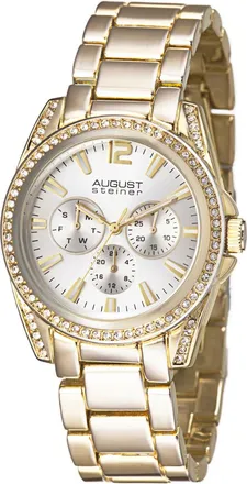 August Steiner Womens Stainless Steel Watch