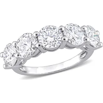 Delmar Lab-Created Moissanite Ring in White at Nordstrom Rack, Size 7