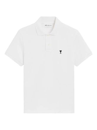 Ami Contrasted Ami De Coeur Polo Shirt