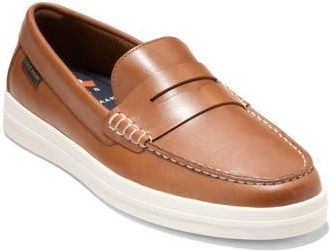 Cole Haan Nantucket Penny Loafer Sneaker in British Tan /Ivory at Nordstrom Rack, Size 11.5