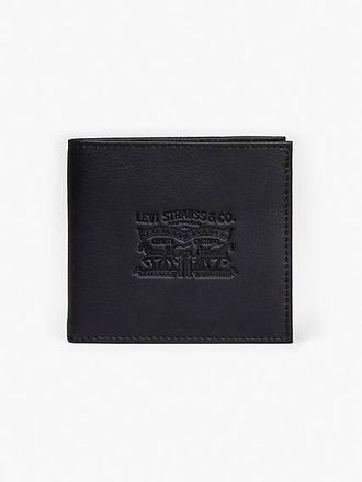 Levi's Vintage Two Horse Bifold Coin Wallet - Mens - One Size - Black