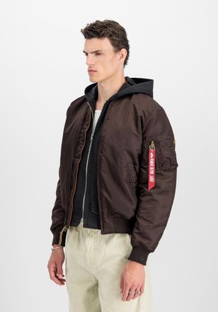 Alpha Industries Bomberjacke ALPHA INDUSTRIES MA-1 VF Vintage Fit 59, Herren, Gr. 3XL, braun (hunter braun), Obermaterial: 100% Nylon; Futter: 100% Nylon; F&uuml;llung: 100