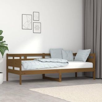 Berkfield Home Day Bed Honey Brown Solid Wood Pine 80x200 cm
