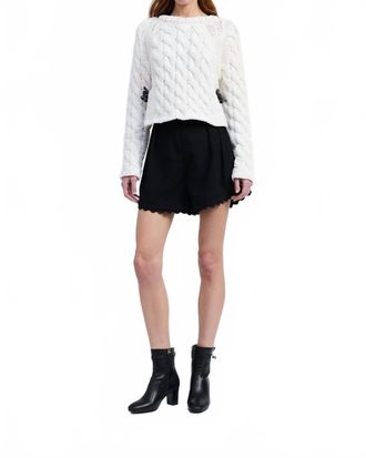 En Saison Bridget Sweater In White